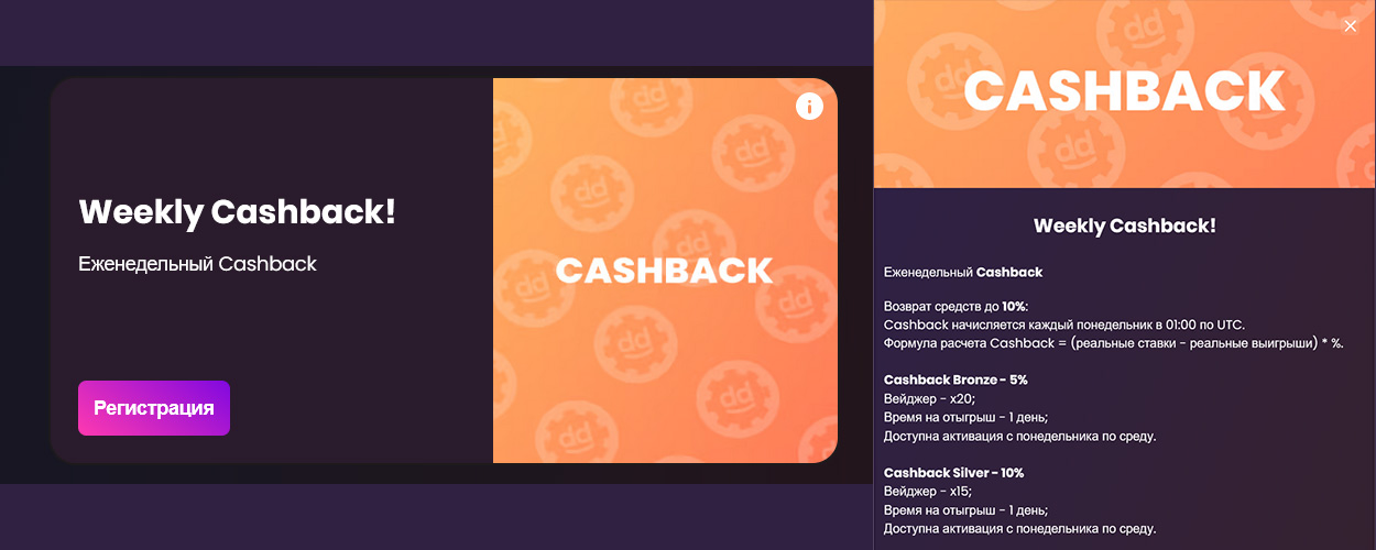 Реально ли получить кешбек в казино?