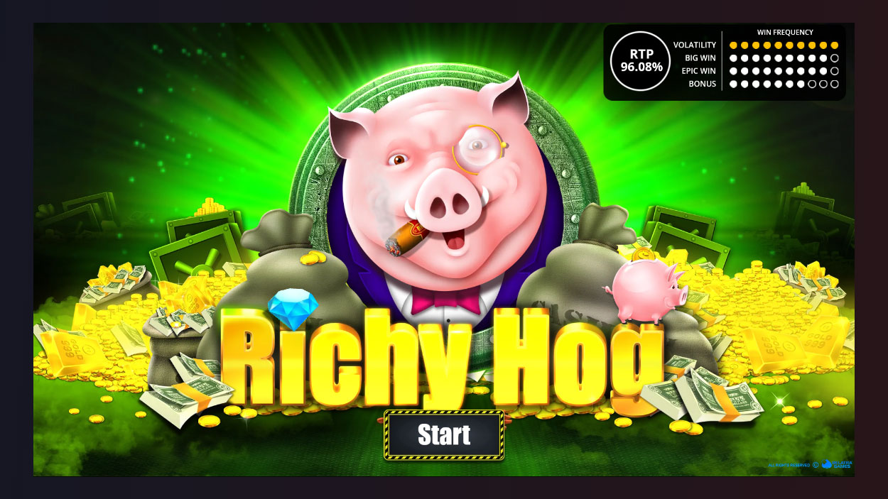 Богатый Хряк игровой аппарат.