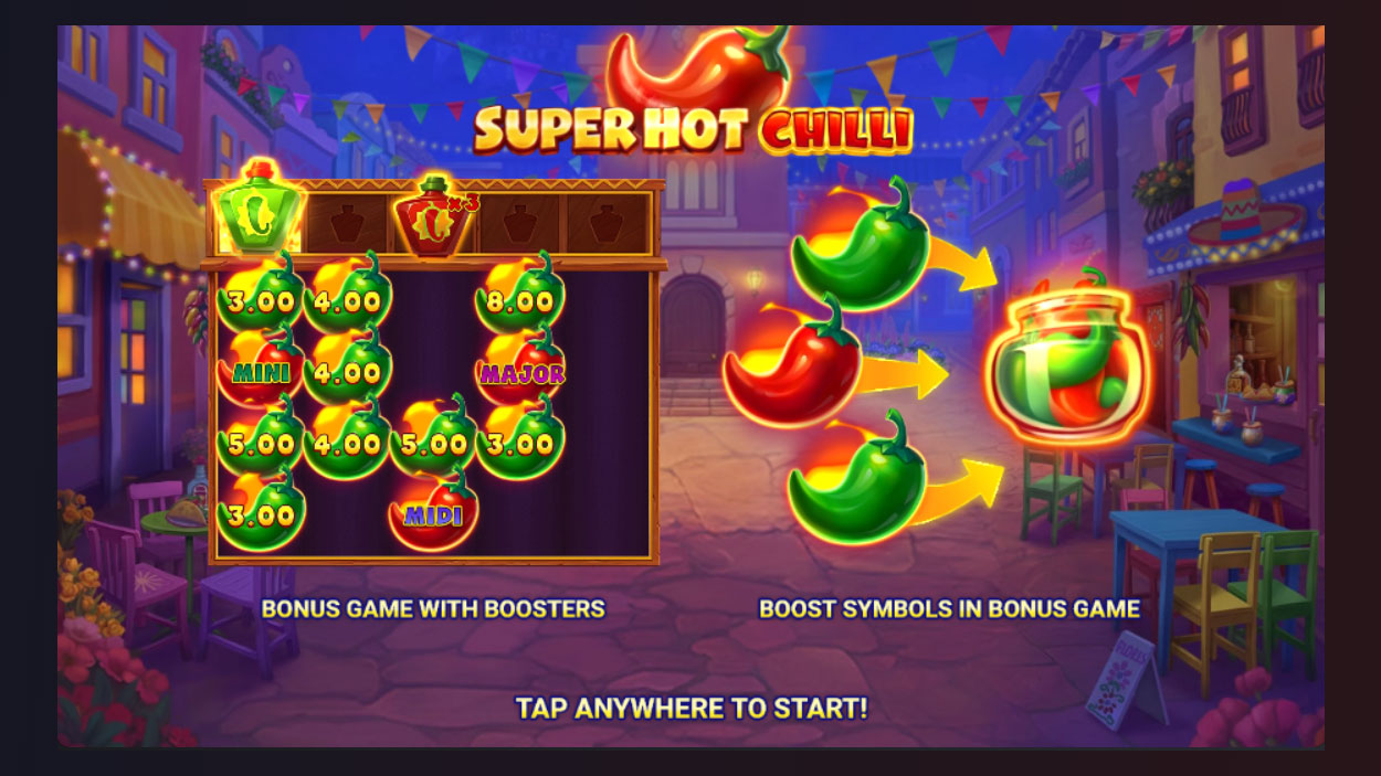 Играть в Супер Хот Чили онлайн слот.